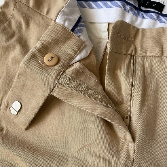 Theory Pants Womens‎ 2 Tan Khaki Straight Leg Cropped Career Workwear - Picture 3 of 8